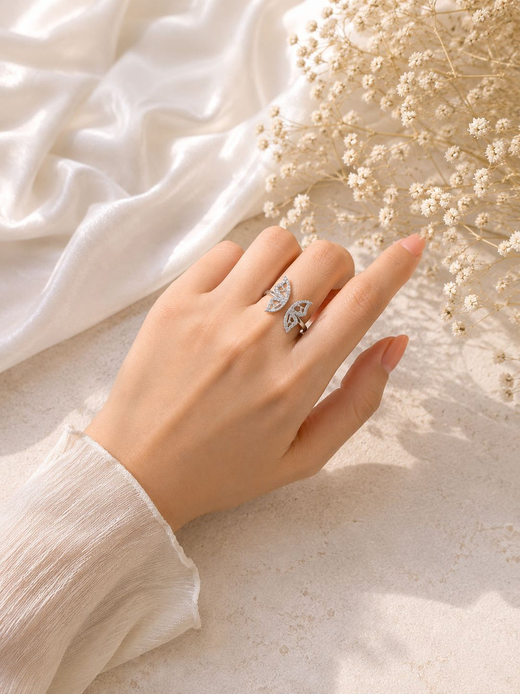 AD Butterfly Ring