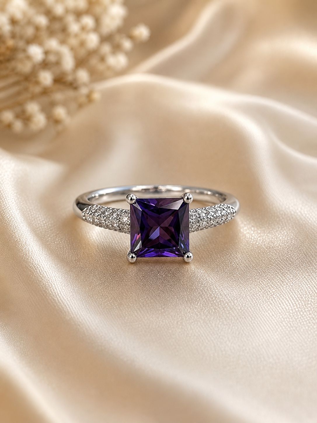 Halo Diamond Ring
