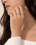 Rose Halo Sparkle Ring