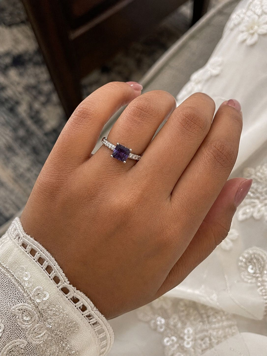 Halo Diamond Ring