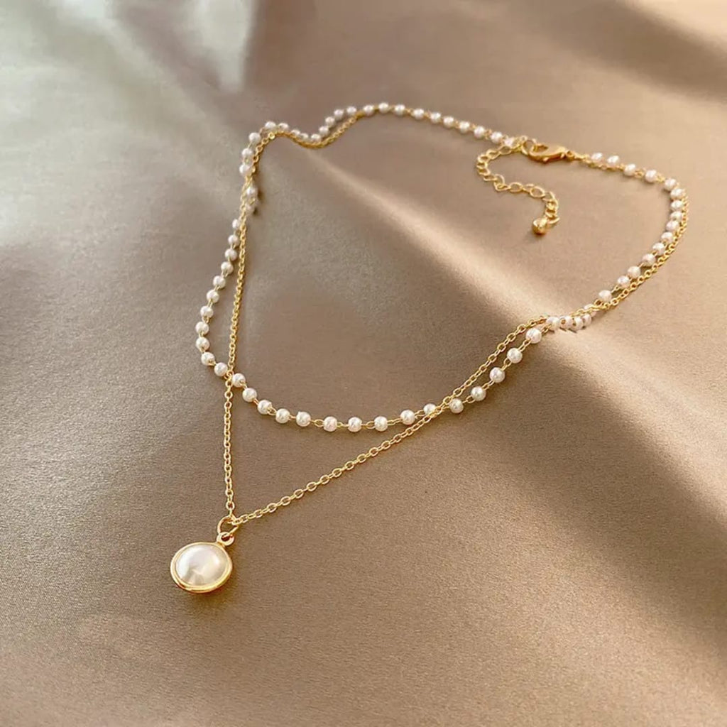 Gold Plated Pearl Pendant