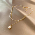 Gold Plated Pearl Pendant