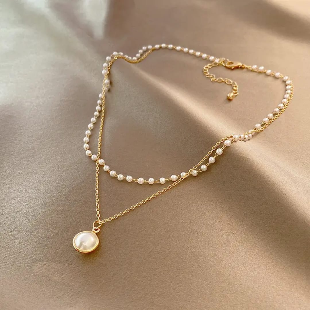 Gold Plated Pearl Pendant