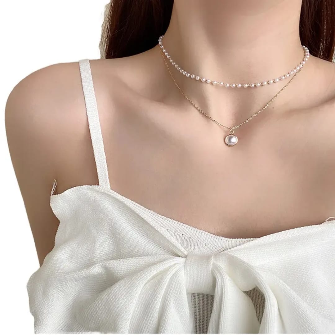 Gold Plated Pearl Pendant