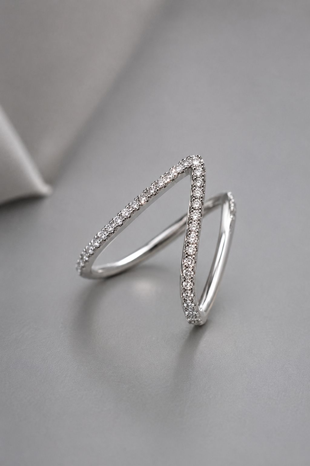 V Shaped Adjustable Open Ring