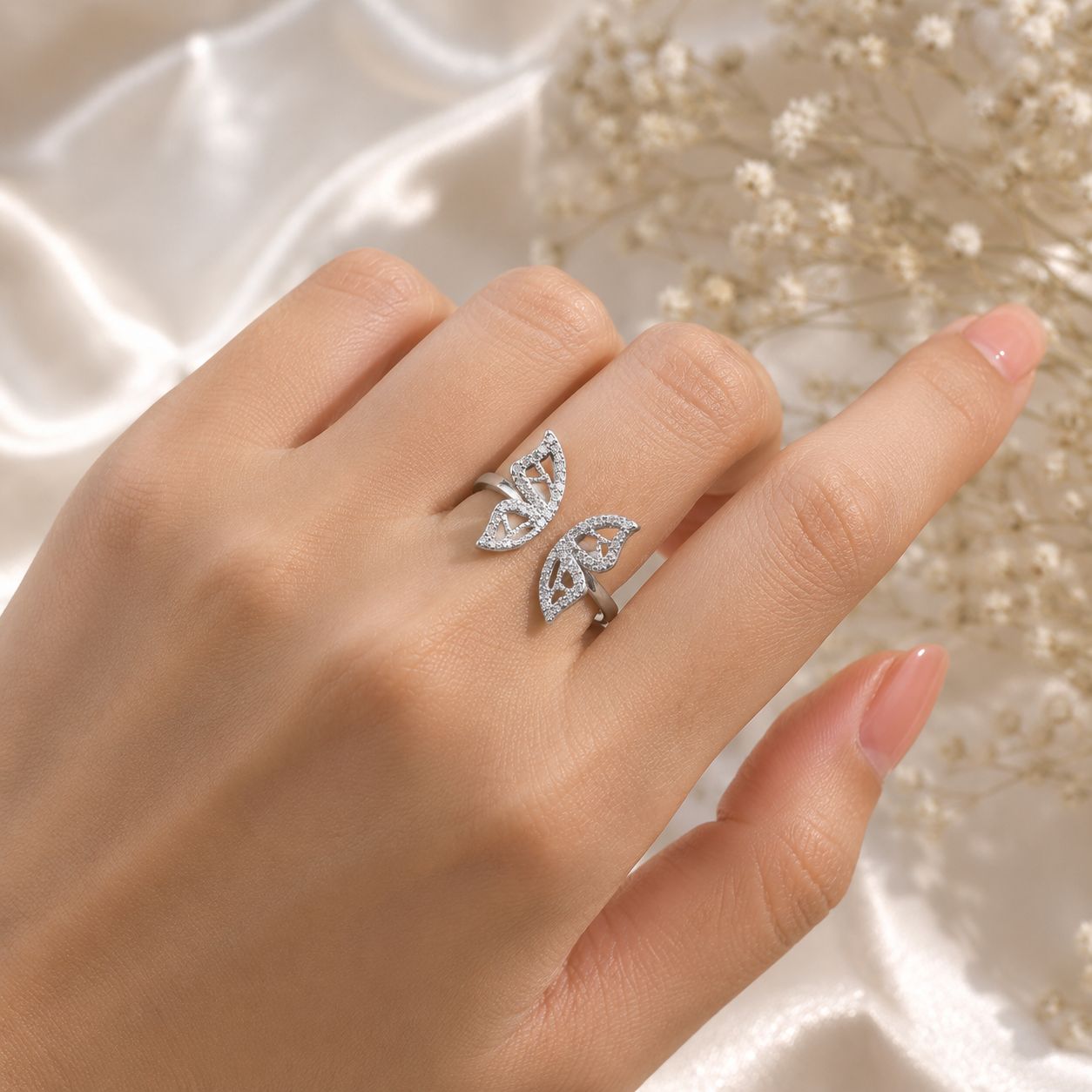 AD Butterfly Ring
