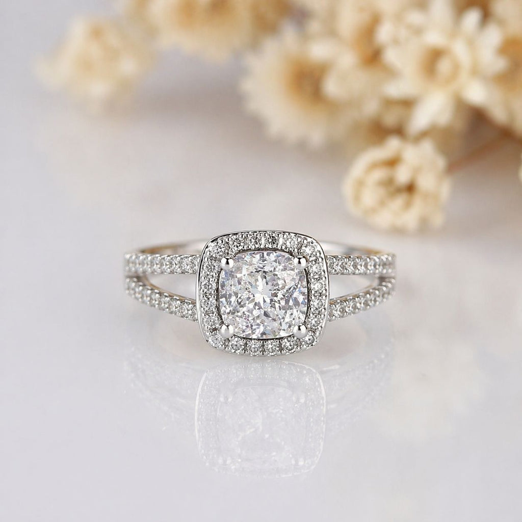 Celesto Halo Sparkle Ring