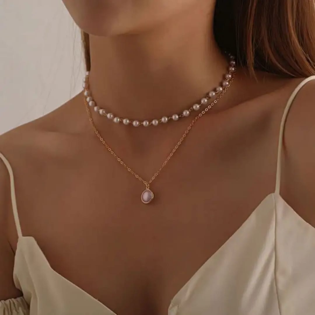 Gold Plated Pearl Pendant