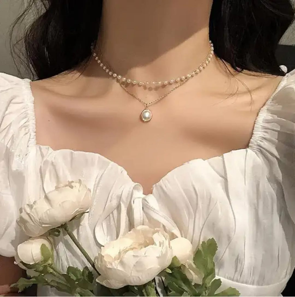 Gold Plated Pearl Pendant