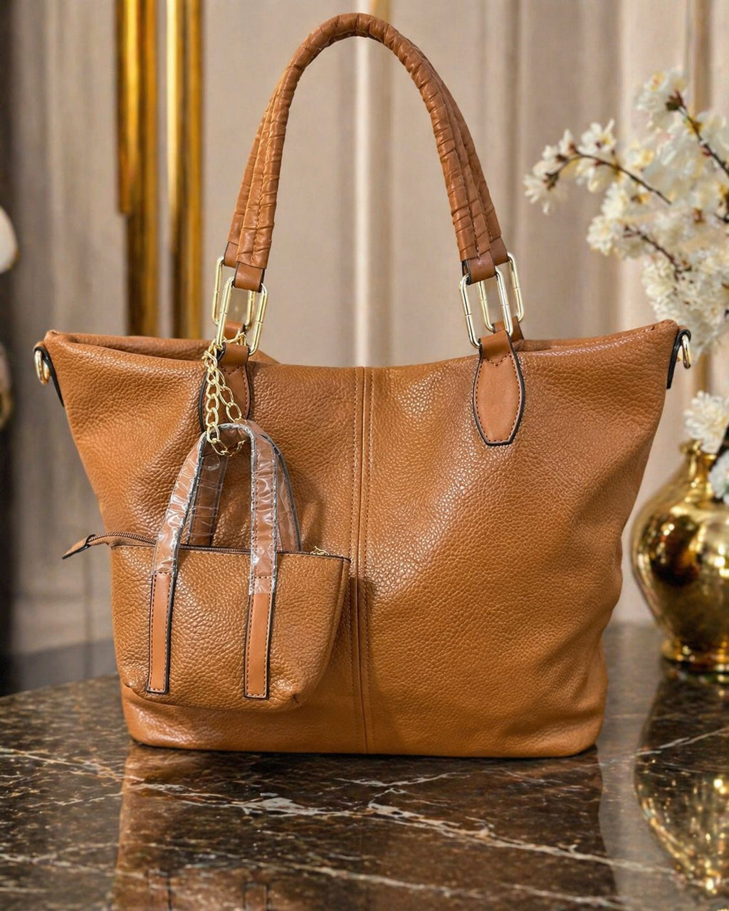 Tote Bag with Mini Pouch
