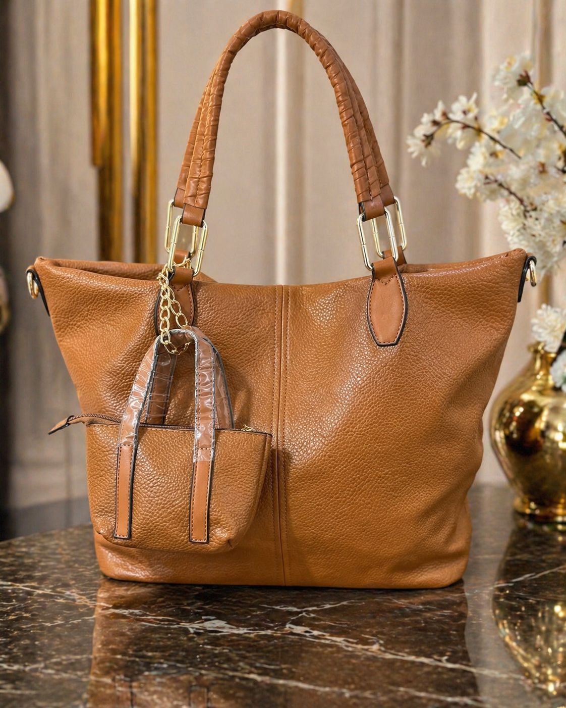 Tote Bag with Mini Pouch