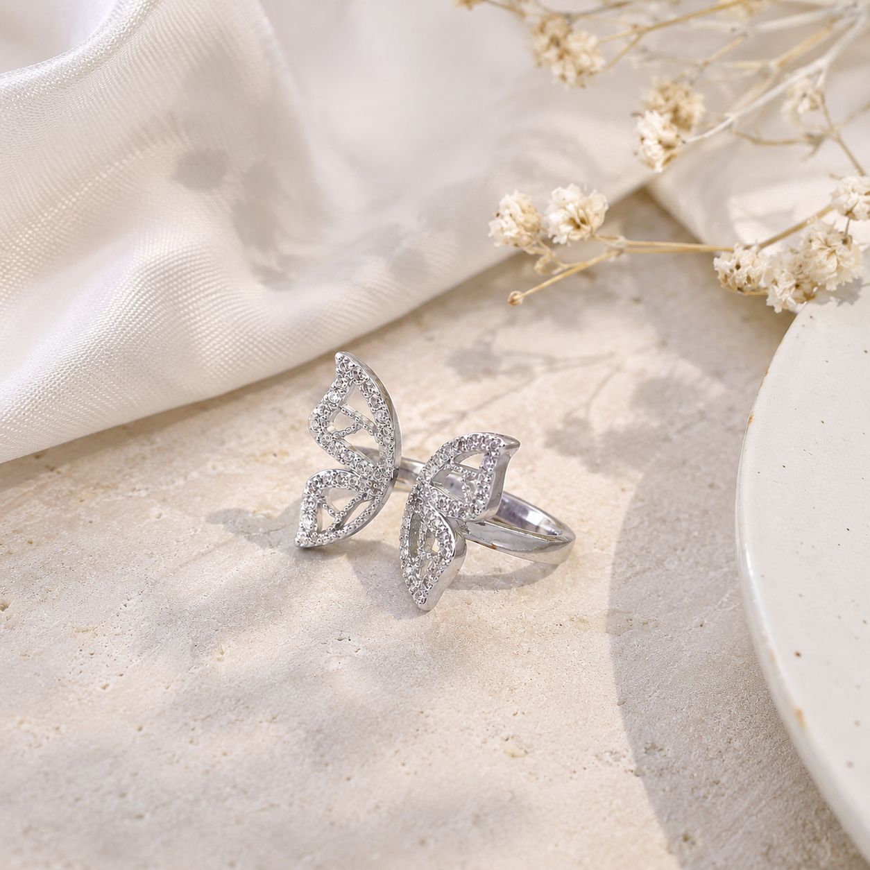 AD Butterfly Ring