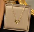 Anti Tarnish Bow Pendant