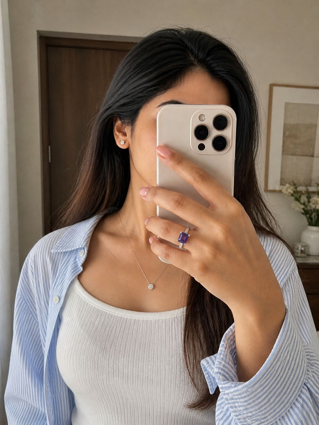 Halo Diamond Ring