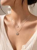 Korean Butterfly Layered Necklace