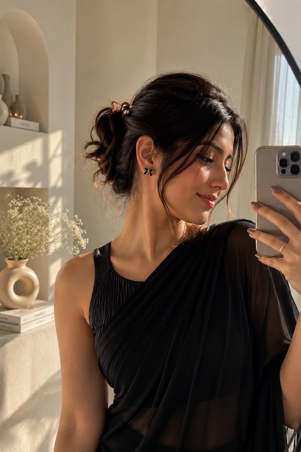 Black Bow Studs
