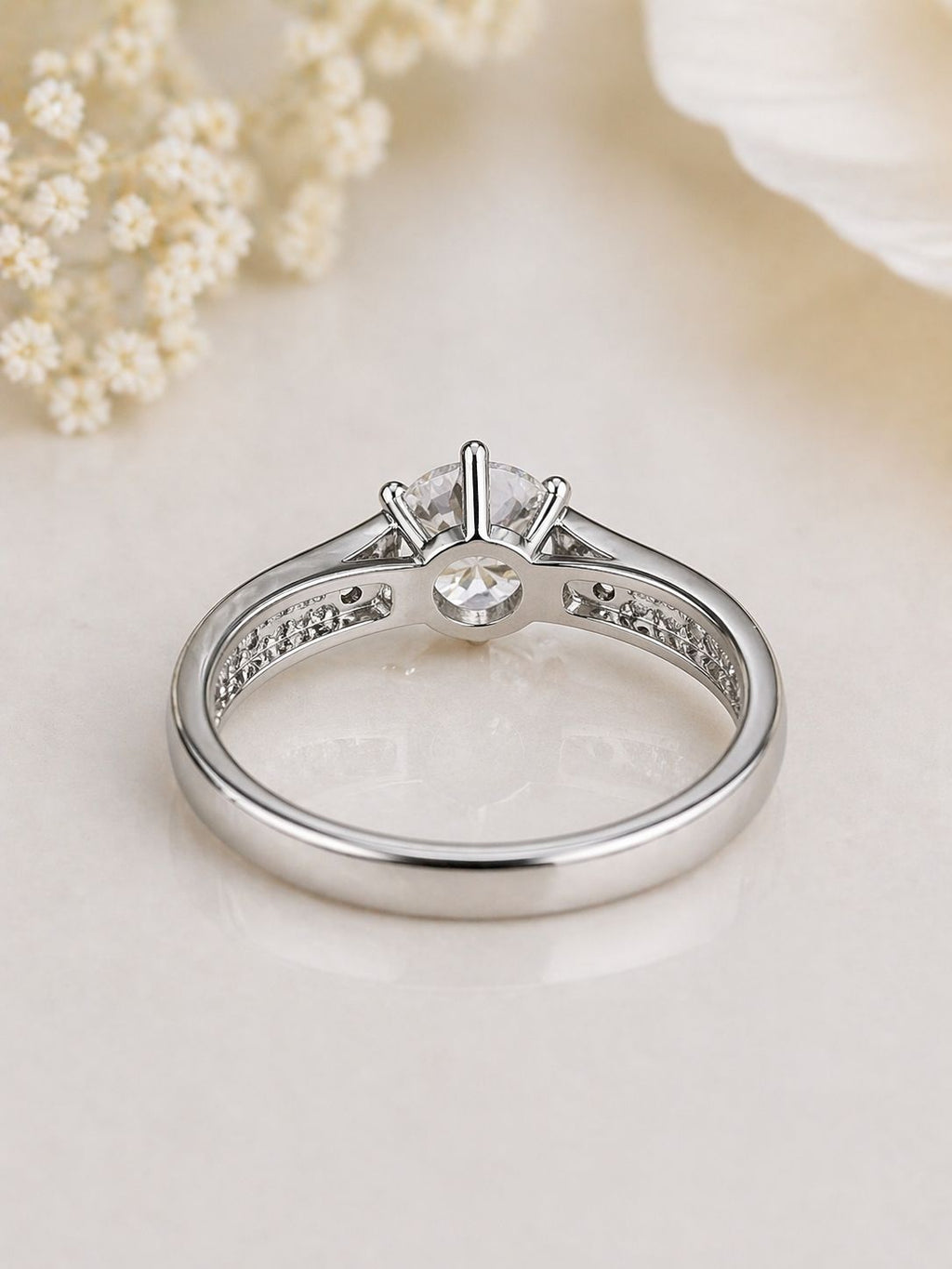 Eternal Glow Solitaire Ring