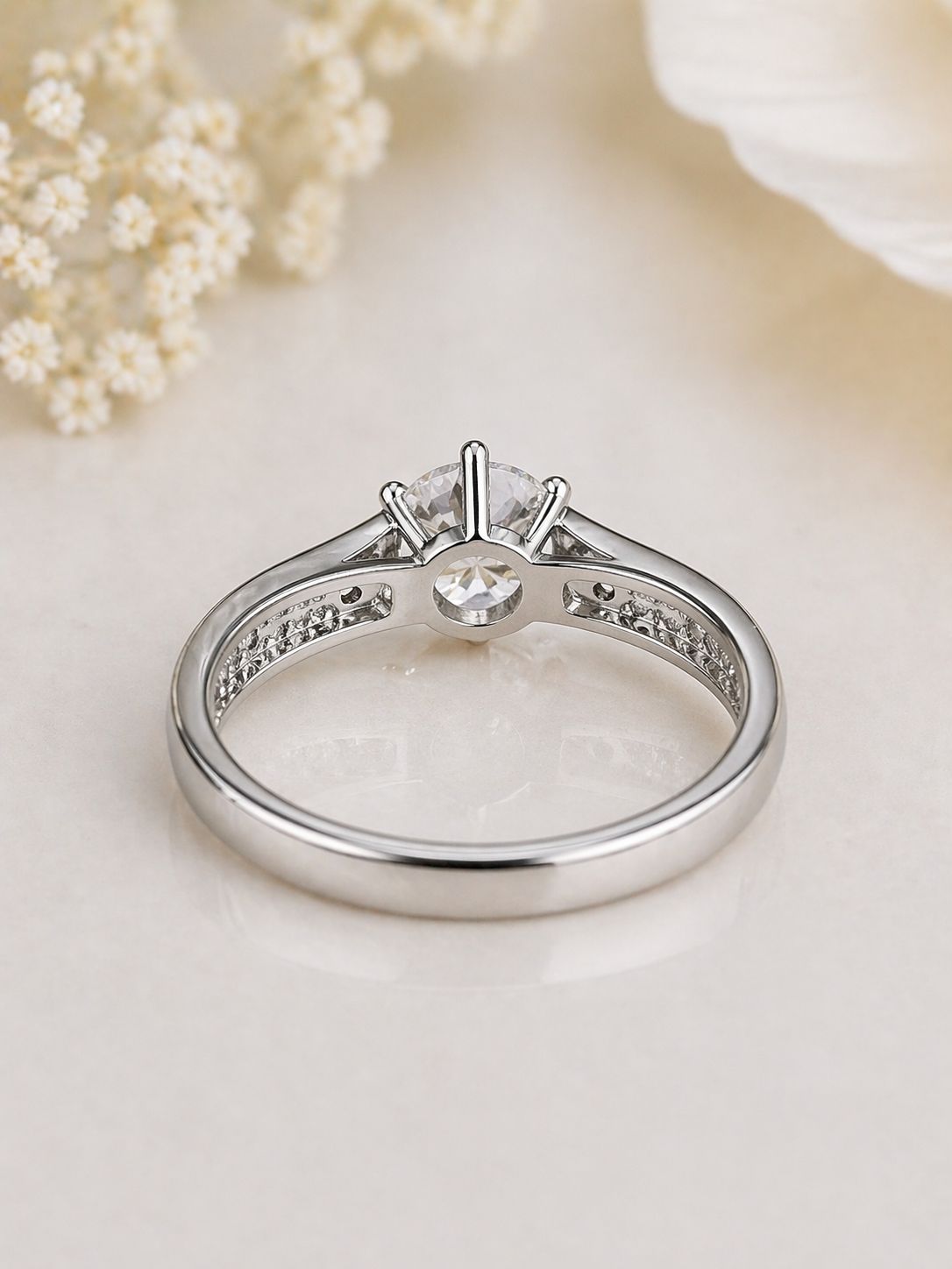 Eternal Glow Solitaire Ring