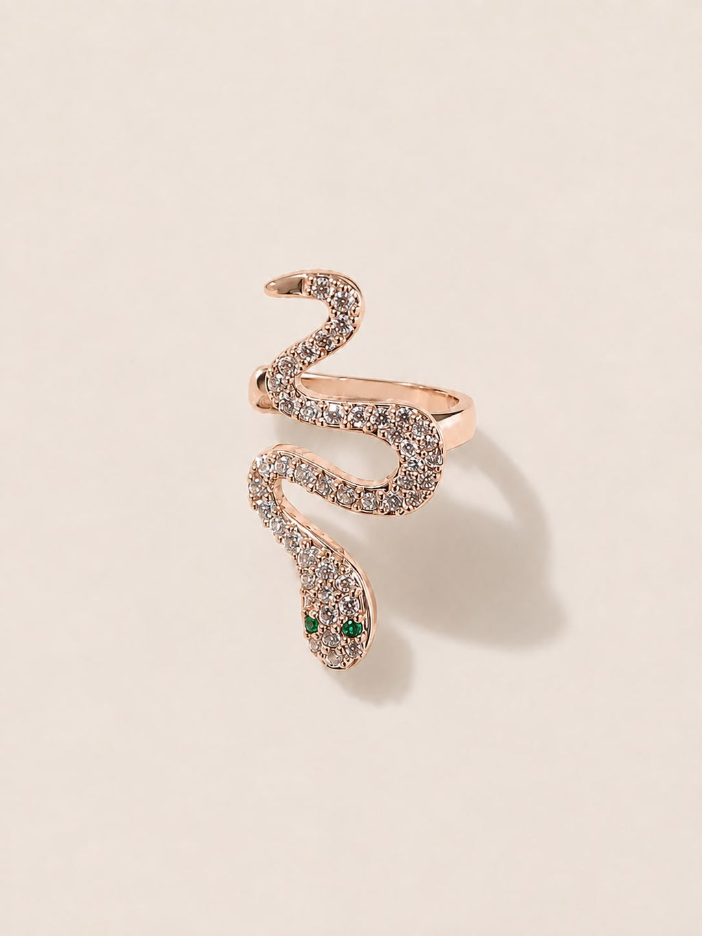 Serpentine Crystal Ear Cuff